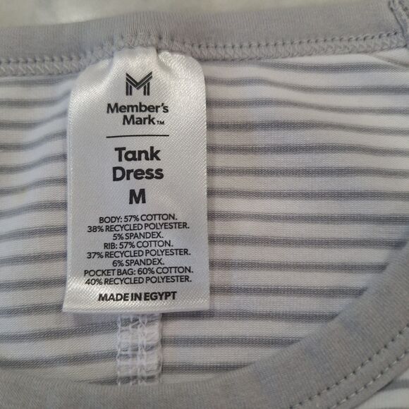 Member’s Mark Striped Sleeveless Dress w/ Pockets Size M - Picture 6 of 7
